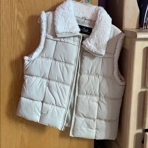 Light Beige Winter Vest
